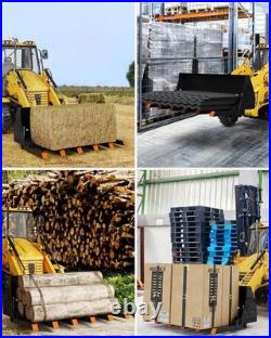58'' Pallet Forks 1814kg For Tractor Attachments Loader Bucket Skid Steer UK