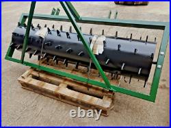 5 FT. Seed Germination Spiked Harrow Farm Aerator Field Roller 3 Point Linkage 5 FT. Seed Germination Spiked Harrow Farm Aerator Field Roller 3 Point Linkage