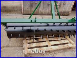 5 FT. Seed Germination Spiked Harrow Farm Aerator Field Roller 3 Point Linkage