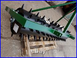 5 FT. Seed Germination Spiked Harrow Farm Aerator Field Roller 3 Point Linkage