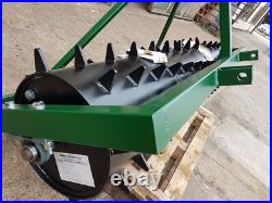 5 FT. Seed Germination Spiked Harrow Farm Aerator Field Roller 3 Point Linkage