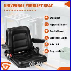 5 Types Waterproof Universal Seat Adjustable Tractor Forklift Dumper Seat UK