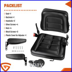 5 Types Waterproof Universal Seat Adjustable Tractor Forklift Dumper Seat UK