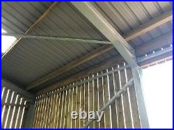 60ft x 30ft x 12ft Agricultural Building Shed Galvanised