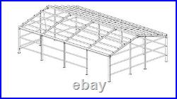 60ft x 30ft x 12ft Agricultural Building Shed Galvanised