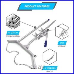 66 Ratchet Calf Puller Heavy Duty Calving Aid Stainless Steel Cattle Extractor