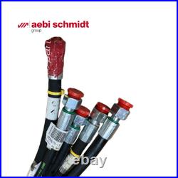 6 x DN12 Hydraulic Hose Assemblies 1400mm M22x1.5 SAE 100 R2AT 1/2