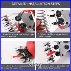 750W Electric Shearing Machine Shear Sheep Goat Trimmer Wool Shears 60HZ 13T NEW