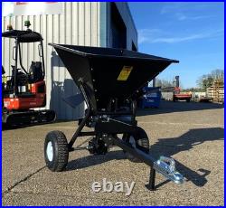 ATV 350lb heavy duty multipurpose towable spreader