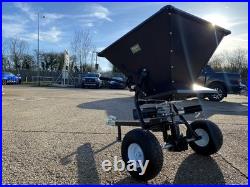 ATV 350lb heavy duty multipurpose towable spreader