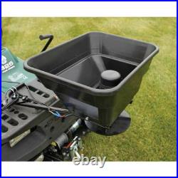 ATV MOUNTED SPREADER FERTILIZER Sand Seed Salt Quad 12V 43.5L Broadcaster Farm