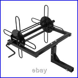 ATV Tractor Fence Wire Unroller Heavy Duty Hitch Mount Wire Roller Dispenser