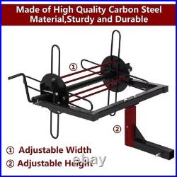 ATV Tractor Fence Wire Unroller Heavy Duty Hitch Mount Wire Roller Dispenser