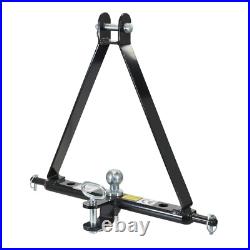 A Frame 3 Point Tow Hitch Tractor Mounted Towing Cat 1 Ball Pin 610mm CE Marked
