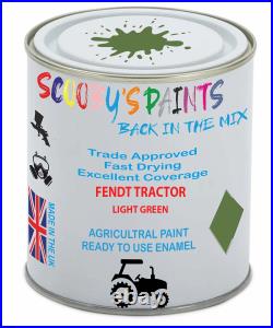 Agricultural Paint For Fendt Tractor Light Green Enamel Spray Aerosol Endurance