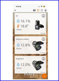 AgroLog Grain moisture meter, Superpro. App compatible, get ready for harvest