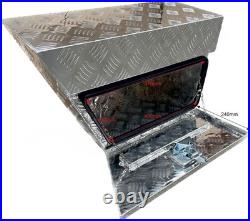 Aluminium Toolbox Angled Left Hand/Right Hand 610x250x400mm Tractor Step