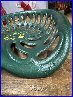 Antique Tractor Seat Albion 4239 Cast Iron Genuine With Fixing Bracket