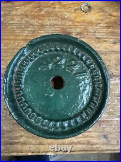 Antique Tractor Seat Albion 4239 Cast Iron Genuine With Fixing Bracket