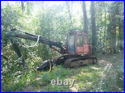 Atlas Forestry 1104 complete with Pika 445 Thinnings Harvester