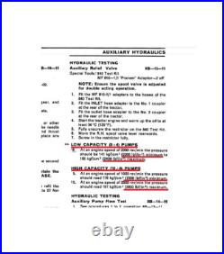 Auxiliary Hydraulic Pump Fits Massey Ferguson 886367M96 1686765M91 HIGH CAPACITY