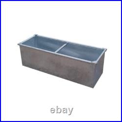 BATEMAN 4FT WATER TROUGH 1200mm Planter Galvanised Metal Livestock Horses