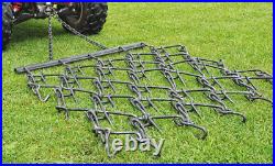 B-HC04 British Drag Chain Harrow 4ft Wide 3 Way Tines