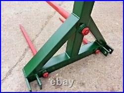 Bale Graber Spike Carrier 3 point link Farm Implement Loader Tractor 3 x Tines