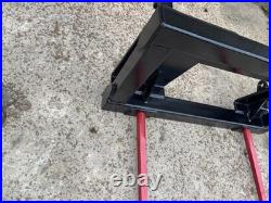 Bale Spike Frame Quick Euro 8 Norm Brackets 1000mm Tine conus two