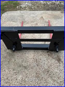 Bale Spike Frame Quick Euro 8 Norm Brackets 1000mm Tine conus two