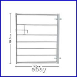 Bar Equestrian Galvanised Farm Gates Field Farm Entrance Gate 3ft-12ft Dog Lamb