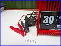 Booster Battery Charger 12/24V 30A Pressed Metal Case complete with ammeter