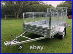Brand New Apache 8X5 Trailer inc Cage Kit & Rear Loading Ramp Flat Pack Kit