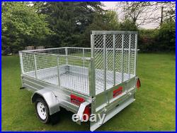 Brand New Apache 8X5 Trailer inc Cage Kit & Rear Loading Ramp Flat Pack Kit