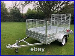 Brand New Apache 8X5 Trailer inc Cage Kit & Rear Loading Ramp Flat Pack Kit