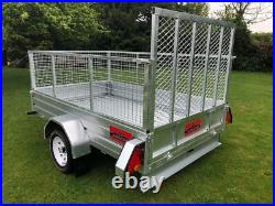 Brand New Apache 8X5 Trailer inc Cage Kit & Rear Loading Ramp Flat Pack Kit