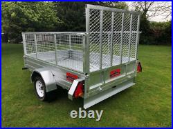 Brand New Apache 8X5 Trailer inc Cage Kit & Rear Loading Ramp Flat Pack Kit