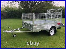 Brand New Apache 8X5 Trailer inc Cage Kit & Rear Loading Ramp Flat Pack Kit