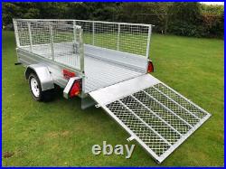 Brand New Apache 8X5 Trailer inc Cage Kit & Rear Loading Ramp Flat Pack Kit