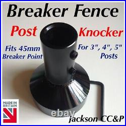Breaker Fence Post Knocker for 3, 4 , 5 Posts JCB, Digger, CAT, KUBOTA