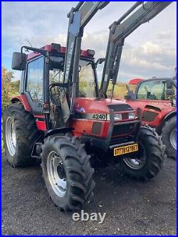 CASE 4240 XL PRO Turbo May 1997 P Reg Low hours C/W Quicke 940 loader Case IH
