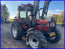 CASE 4240 XL PRO Turbo May 1997 P Reg Low hours C/W Quicke 940 loader Case IH