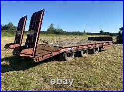 CHEIFTAIN LOW LOADER TRAILER, 25T, Beaver tail, Digger, Bale, Plant, Tractor