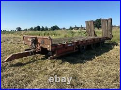 CHEIFTAIN LOW LOADER TRAILER, 25T, Beaver tail, Digger, Bale, Plant, Tractor