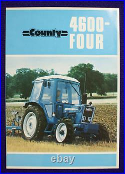 COUNTY TRACTOR 4600-4 four BROCHURE AGRICULTURE FARMING SPECIFICATION DATA