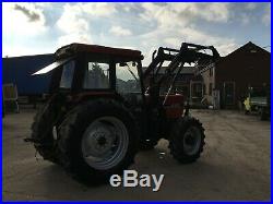 Case 885 tractor, 4x4, trima 120 loader. D reg
