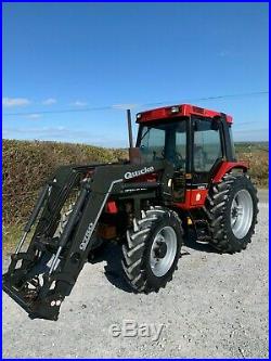 Case 895xl super 4x4 Four wheel drive tractor Quicke Q750 Joystick loader