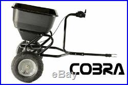 Cobra TS45 Tow Behind Fertiliser Seed Salt Spreader Poly Hopper Ride On Tractor