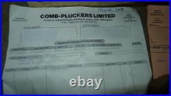 Comb Pluckers Ltd Pluckett P8 dry plucking machine plucker 240V