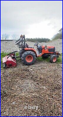 Compact Tractor Hire Hedge Cutter Flail Mower And More